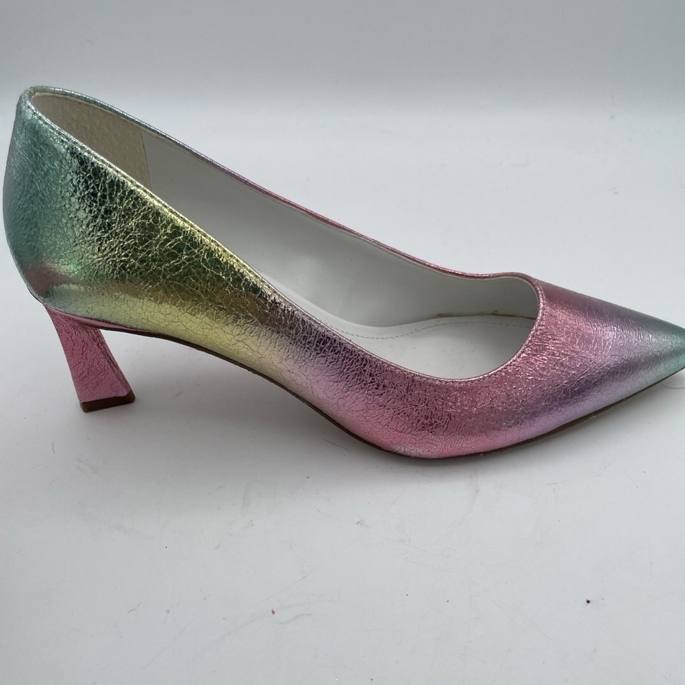 Franco Sarto Womens Toya Rainbow Shine Pump‎ Size 8 - Picture 5 of 9